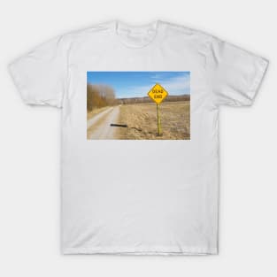 Dead End Sign Photograph T-Shirt